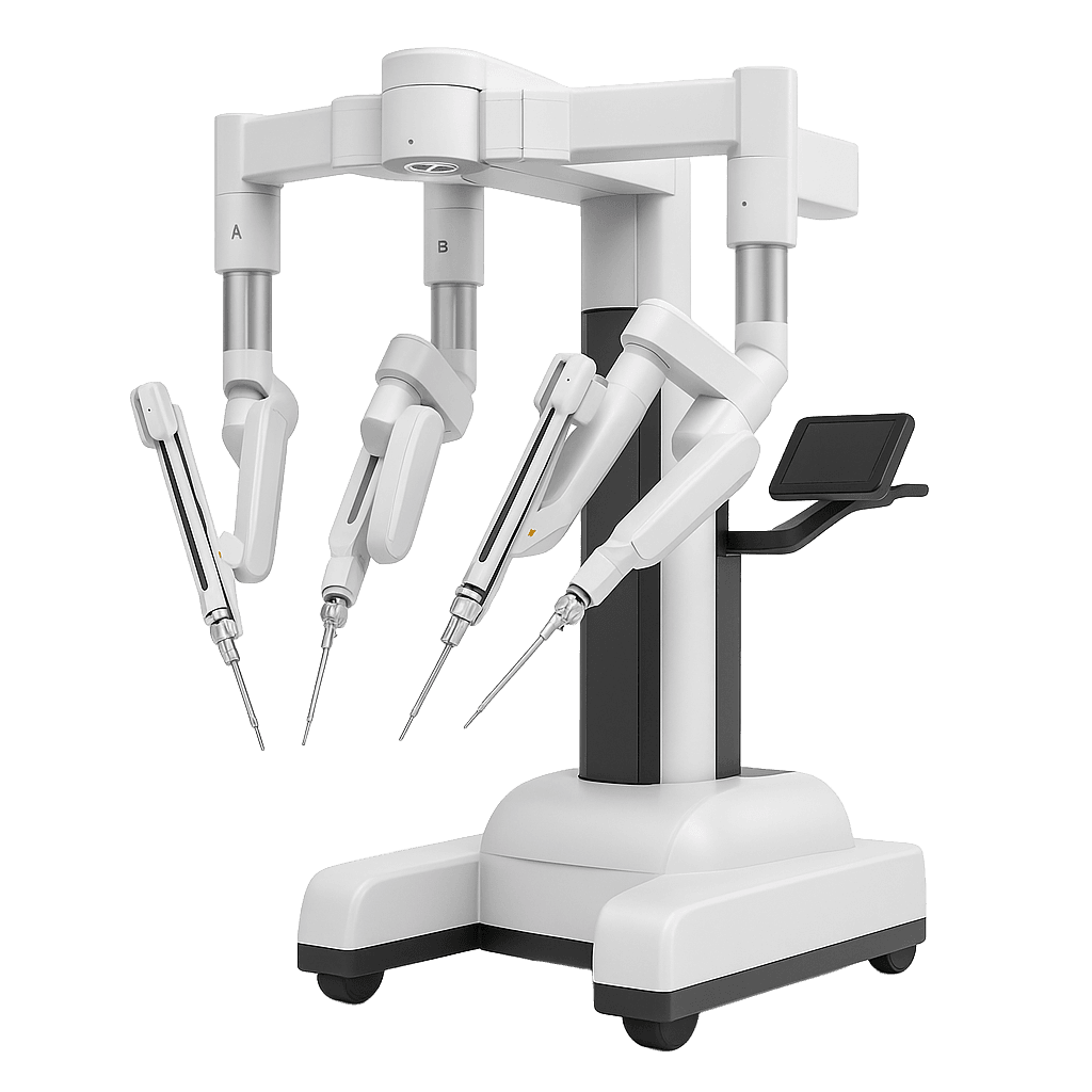 KI generated image of a surgical robot